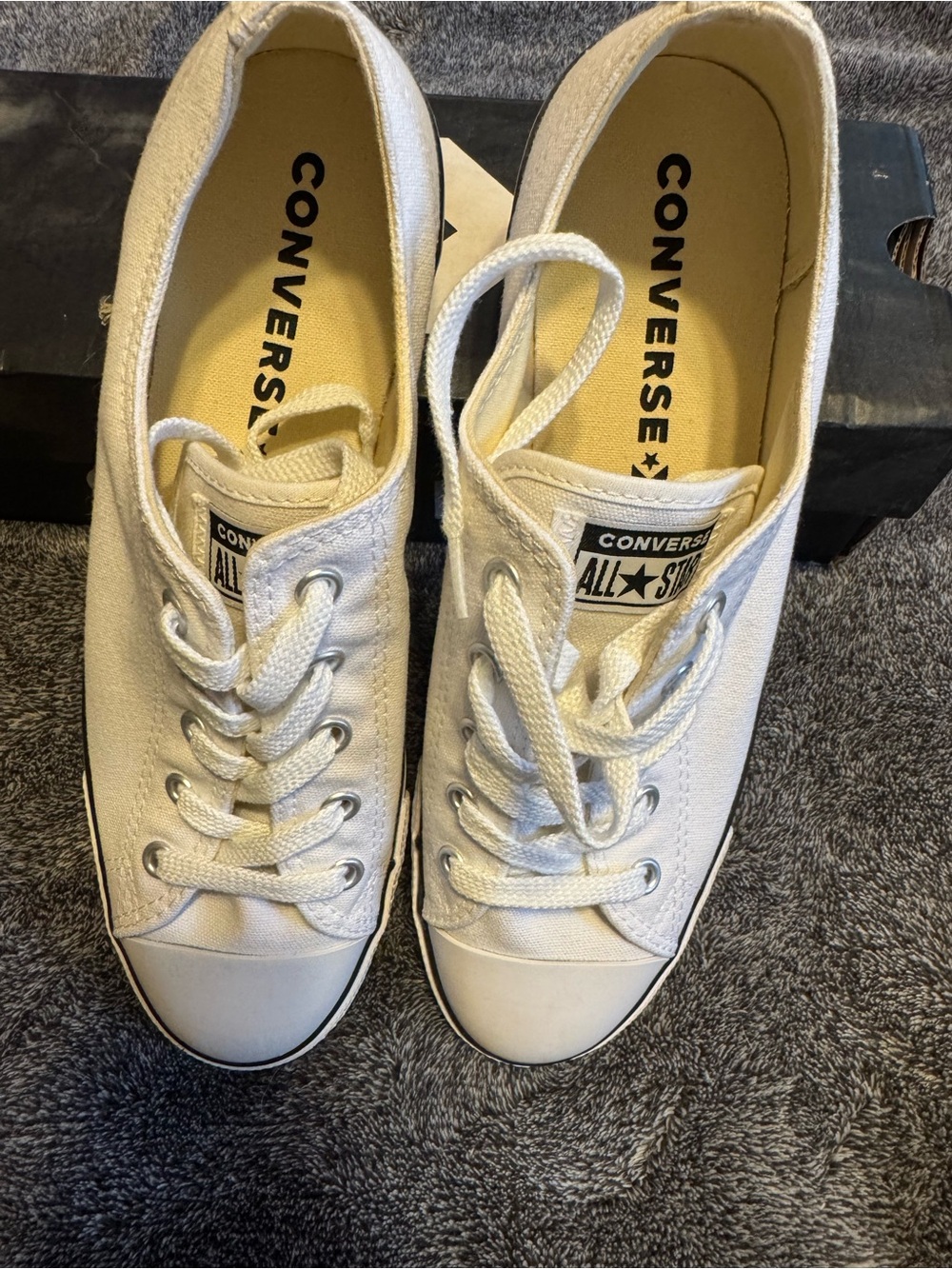 Converse White Low-Top Women’s Canvas Sneakers